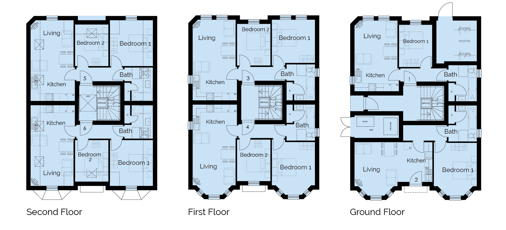 apartment floor plans
